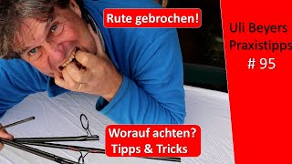 Angelrute gebrochen Reparieren aber wie [upl. by Adi]