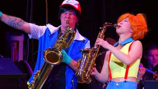 Pokemon Theme Saxy Style  The 8Bit Big Band featuring Grace Kelly and Leo P [upl. by Aneelehs]