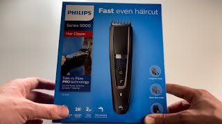 Philips Series 5000 HC5612 Hair Clipper Unboxing and Review [upl. by Gerrie464]