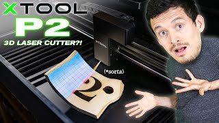 3D Engraving with the xTool P2 CO2 Laser Machine [upl. by Brunhild]