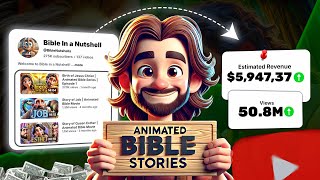 Create AIPowered Faceless Bible Animated Stories Channel  Like a Pro [upl. by Ogren537]