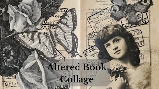 Altered Book Black and White Collage Layout [upl. by Toll466]