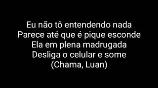 Nego Do Borel  Contatinho Letra Part Luan Santana [upl. by Euqinu]