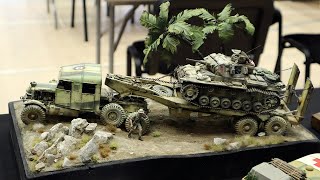 Moson Show 2024 Part 5 AFV models and dioramas [upl. by Perle]