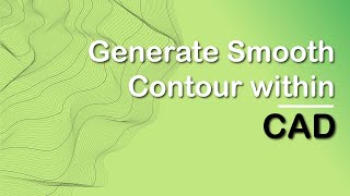 How to draw contour lines in AutoCAD [upl. by Eilyah]