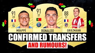 FIFA 22  NEW CONFIRMED TRANSFERS amp RUMOURS 🤪🔥 ft Ronaldo Mbappe Griezmann… etc [upl. by Suez603]