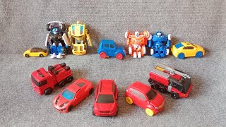 Tobot Stop Motion Robot Adventure vs Transformers Special Red colour Bumblebee [upl. by Ennylyak]