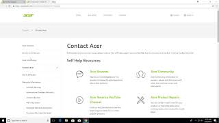 Acer Support Website  Overview [upl. by Scutt90]