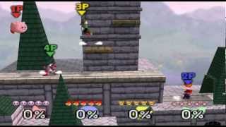 Super Smash Bros 64  4 Player FFA Gameplay and Commentary [upl. by Eldnar]