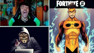 Enojos de Agustin51  Lo mata un hacker real y habla de su skin de Fortnite [upl. by Latrice36]