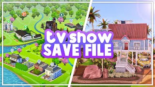 this save file in the sims 4 brings all your favourite tv shows to life [upl. by Dunstan]