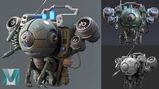 Hard Surface Production Modeling and Rendering  Drone Tutorial Preview [upl. by Hazard433]