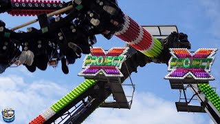 Swindon Link Fun Fair Vlog 2023  NEW RIDES Game Over amp Freezing Cold Temperatures Steven Hill 4K [upl. by Allanson986]