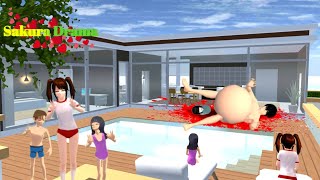 Taiga Hamil Melahirkan Di Villa Bali Saat Liburan Bersama😧  Sakura school Simulator [upl. by Etteuqal]