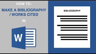 How to Make a Works Cited in Microsoft Word [upl. by Norbel]