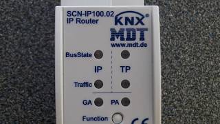 MDT IP KNX EIB Router  SCNIP10002 [upl. by Nyliret]