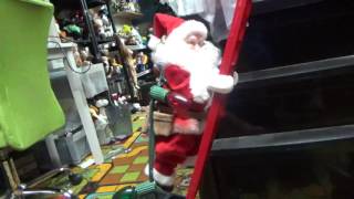 Mr Christmas Animated Ladder Climbing Santa [upl. by Kehr]