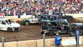 Buck Motorsports Van Demolition Derby 7624 [upl. by Luedtke]