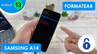 Formatear Samsung Galaxy A14  Android 13 [upl. by Cyma]