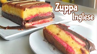 ZUPPA INGLESE ricetta facile e veloce senza cottura ENGLISH SOUPE CAKE [upl. by Gaskin]