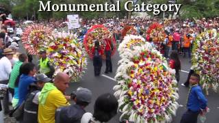 Medellin Colombia Flower Parade Desfile de Silleteros at the Feria de las Flores Flower Festival [upl. by Florenza]