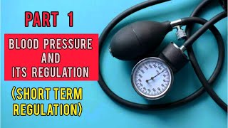 Blood Pressure And Its Regulation Part 1  ShortTerm  Physiology  Cardiovascular System [upl. by Ahsiugal]