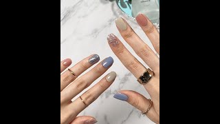 ohora N Philosophy  Gel nail sticker DIY timelapse [upl. by Sparky]