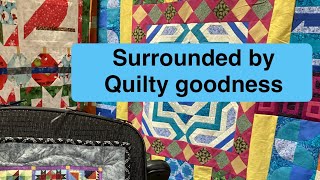 Ep 55 BLABFEST surrounded by Quilty goodness [upl. by Jackqueline]