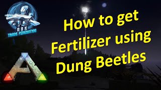 ARK Official PvE How get fertilizer using Dung Beetles [upl. by Esetal]