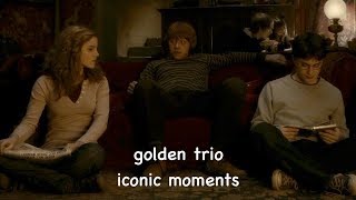 golden trio iconic moments [upl. by Otnas]