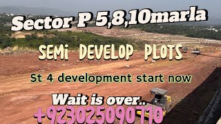 Bahria Enclave  Sector P 5810 marla location site visit development start now … [upl. by Melitta]