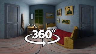 Experience Vincent van Goghs Bedroom In Arles  VR 360°  Morning Till Eveningviral youtube [upl. by Helbon]