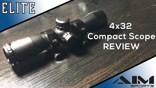 AIM Sports 4x32 Compact Scope Review  Airsoft  Tactical Airsoft Arena [upl. by Belayneh98]