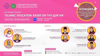 🔴 LIVE Seminar Internasional Prodi Pendidikan Agama Islam PAI Program Pascasarjana [upl. by Laamak]