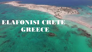 AMAZING GREECE  ELAFONISI CRETE GREECE  Ελαφονήσι της Κρήτης 4K [upl. by Ydneh]