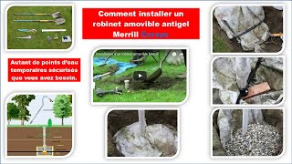 Comment installer un robinet amovible antigel Merrill Europe [upl. by Carpio]