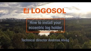 How to install your eccentric log hold  B751 amp B1001 Band Sawmills  LOGOSOL [upl. by Jillane]