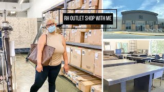 RESTORATION HARDWARE OUTLET SHOP WITH ME  MARYLAND [upl. by Stead881]