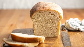 Sourdough Sandwich Bread Full Process Soft Sourdough Loaf [upl. by Otrevlig]