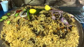 Pallow rice Dish food at Local Pakistani hotel near MasjideNabvi Medina 2 April 2013 Saudi Arabia [upl. by Namhcan]