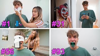 PRANKING My BOYFRIEND 100 TIMES in 24 HOURS [upl. by Leonsis251]