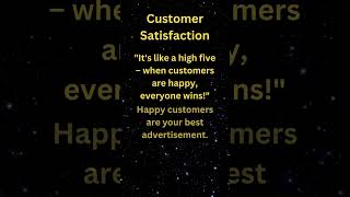 Customer Satisfaction [upl. by Lidstone]