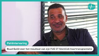 Patiëntervaring Ruud Gullit over het resultaat van zijn FUE CT StemCell haartransplantatie [upl. by Eniamat]