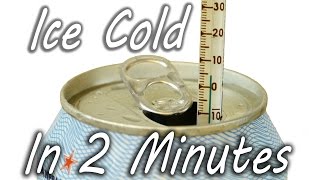 How to Cool a Drink in 2 Minutes [upl. by Aileve]