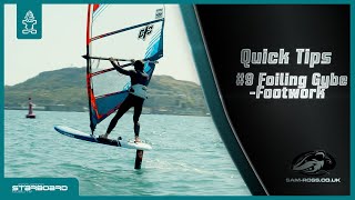 Windsurfing Quick Tips Foiling Gybe Footwork [upl. by Finella158]