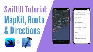 SwiftUI Tutorial  MapKit Route and Directions [upl. by Ajam]