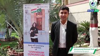 Stipendium Hungaricum Scholarship Program Scholarship Recipient M Shehzad Shah [upl. by Kaule584]