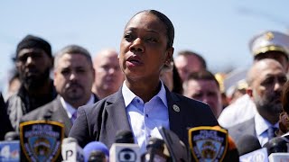 Keechant Sewell spends last day as NYC Police Commissioner [upl. by Cull499]