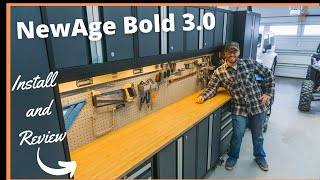 NewAge Bold 30 Garage Cabinets Install and Review [upl. by Nagear632]