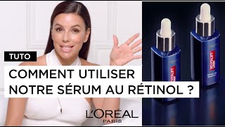 REVITALIFT LASER Comment utiliser notre sérum au Rétinol pur [upl. by Naasar]